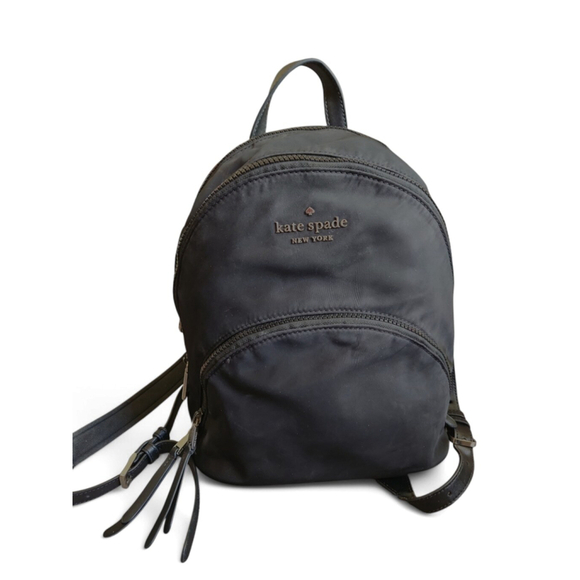 kate spade Handbags - Kate Spade Black Nylon Small Backpack Bag